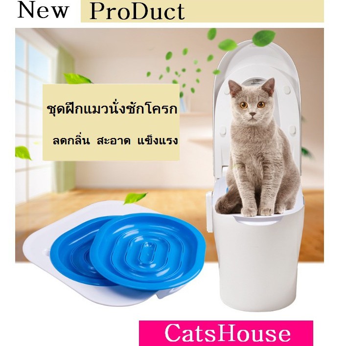 ชุดฝึกแมวเข้าห้องน้ำ