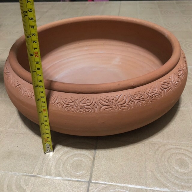 อ่างดินเผา กระถาง สวนถาด บอนไซ ขนาด 15 นิ้ว