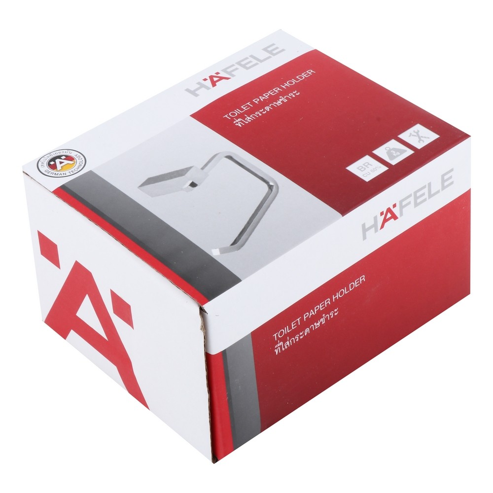 อุปกรณ์ในห้องน้ำ ห้องน้ำ ที่ใส่กระดาษ HAFELE 499.98.082 สีโครม TOILET ROLL HOLDER HAFELE 499.98.082 CHROME