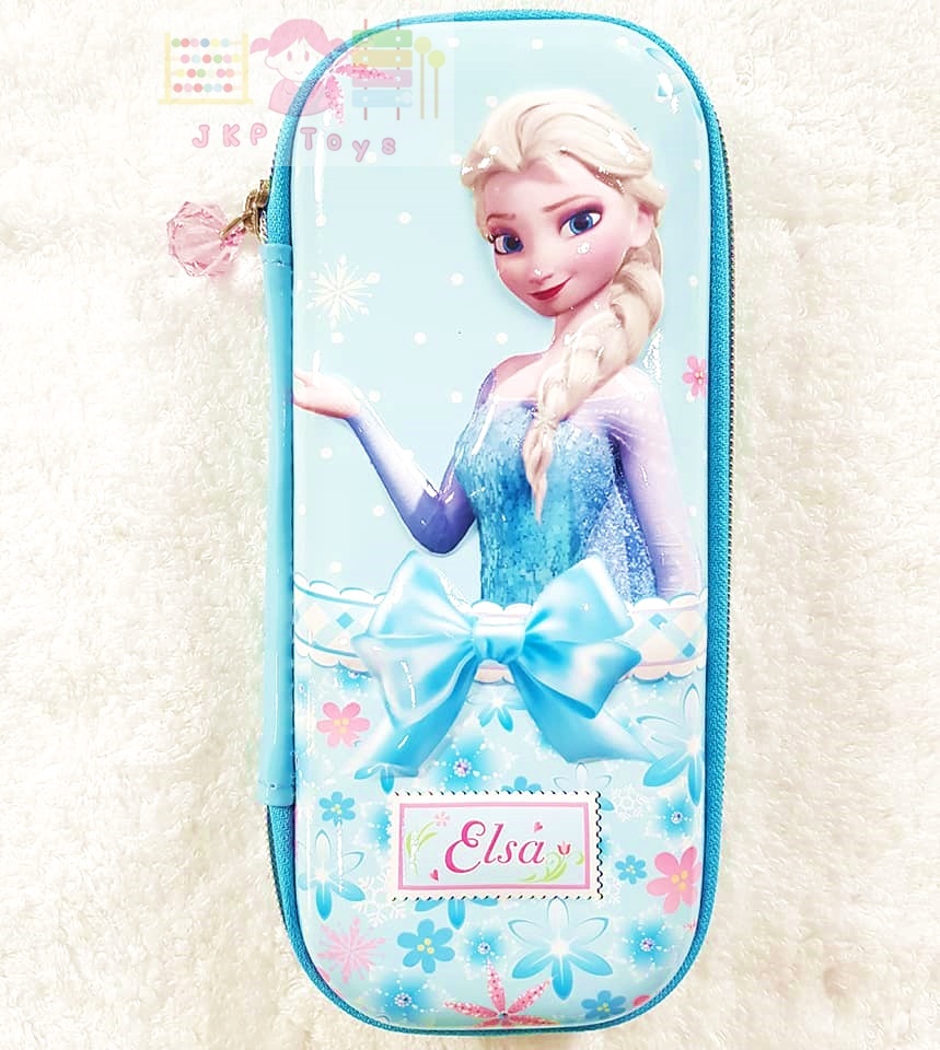 กล่องดินสอลาย Frozen เเบบซิป ลายเอลซ่า