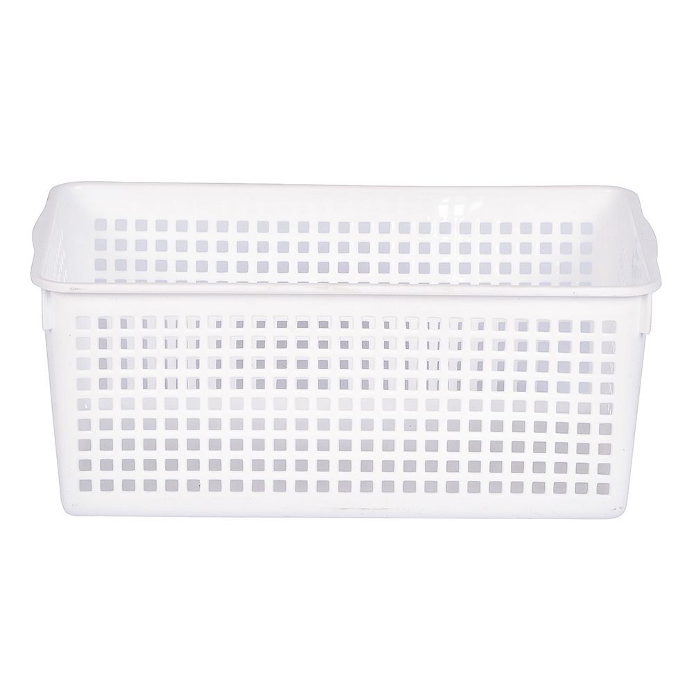 ตะแกรงใส่ของเหลี่ยมสูง กลาง INSPACE KECK 5185 สีขาว KITCHEN GRATE SQUARE INSPACE KECK 5185 WHITE