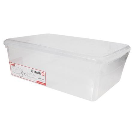 กล่องรองเท้าใส STACKO PJ4892 26.5x39.5x13 ซม. ทนทานต่อการใช้งาน