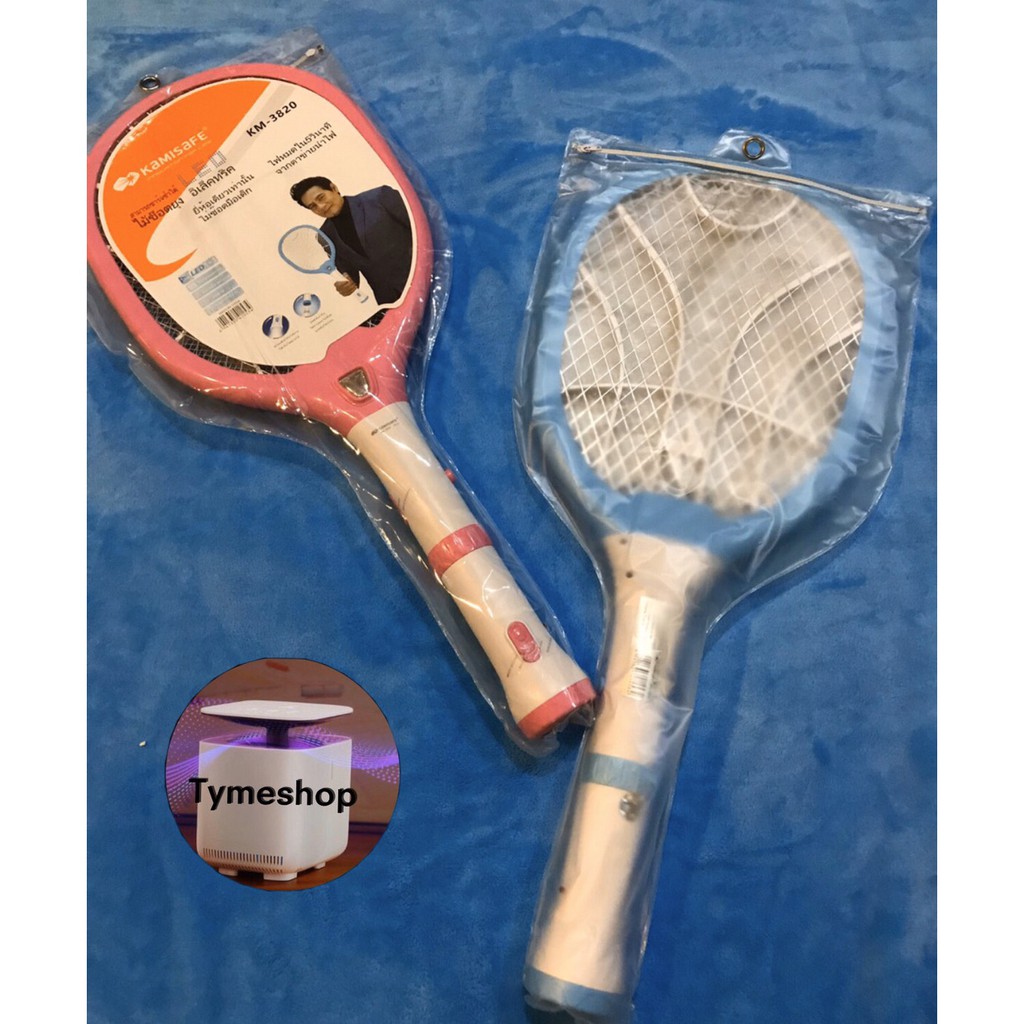 🔥🦟ไม้ตียุงไฟฟ้า KM-3820 ไม้ตียุง ไม้ช็อตยุง ไม้ตียุงชาร์จไฟบ้าน มีไฟฉายส่อง แบบถอดด้าม