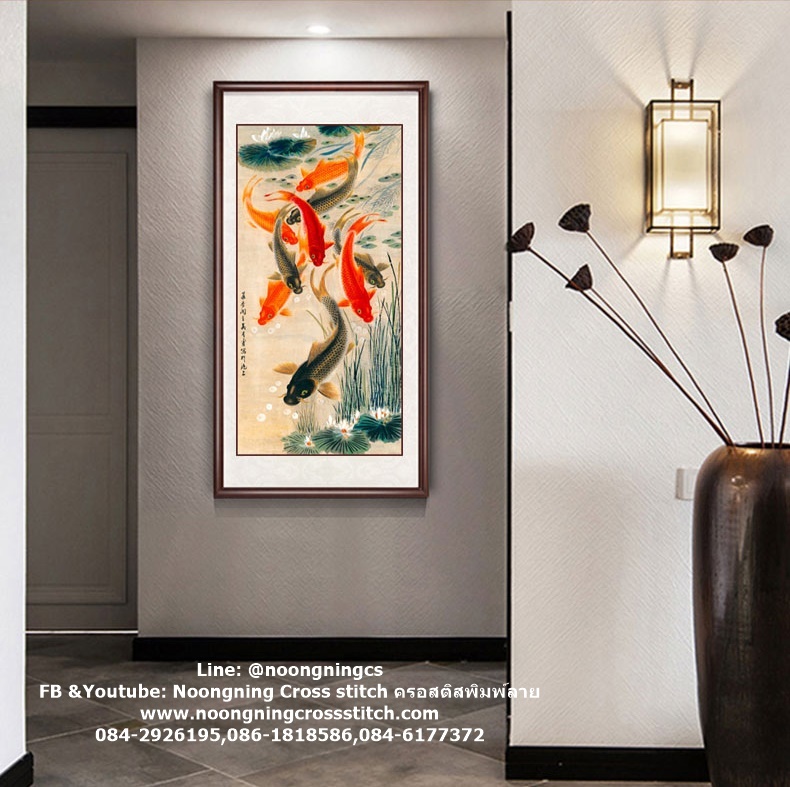 นกยูง ดอกโบตั๋น ครอสติสคริสตัล Diamond painting โมเสก ภาพติดเพชร งานฝีมือทำที่บ้าน DIY