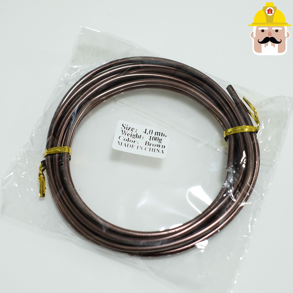 *พร้อมส่ง* ลวดดัดบอนไซ ขนาด100กรัม สีน้ำตาล อุปกรณ์บอนไซ อุปกรณ์ตกแต่งสวน ต้นไม้ฟอกอากาศ ต้นไม้มงคล ลวดบอนไซสีดำ