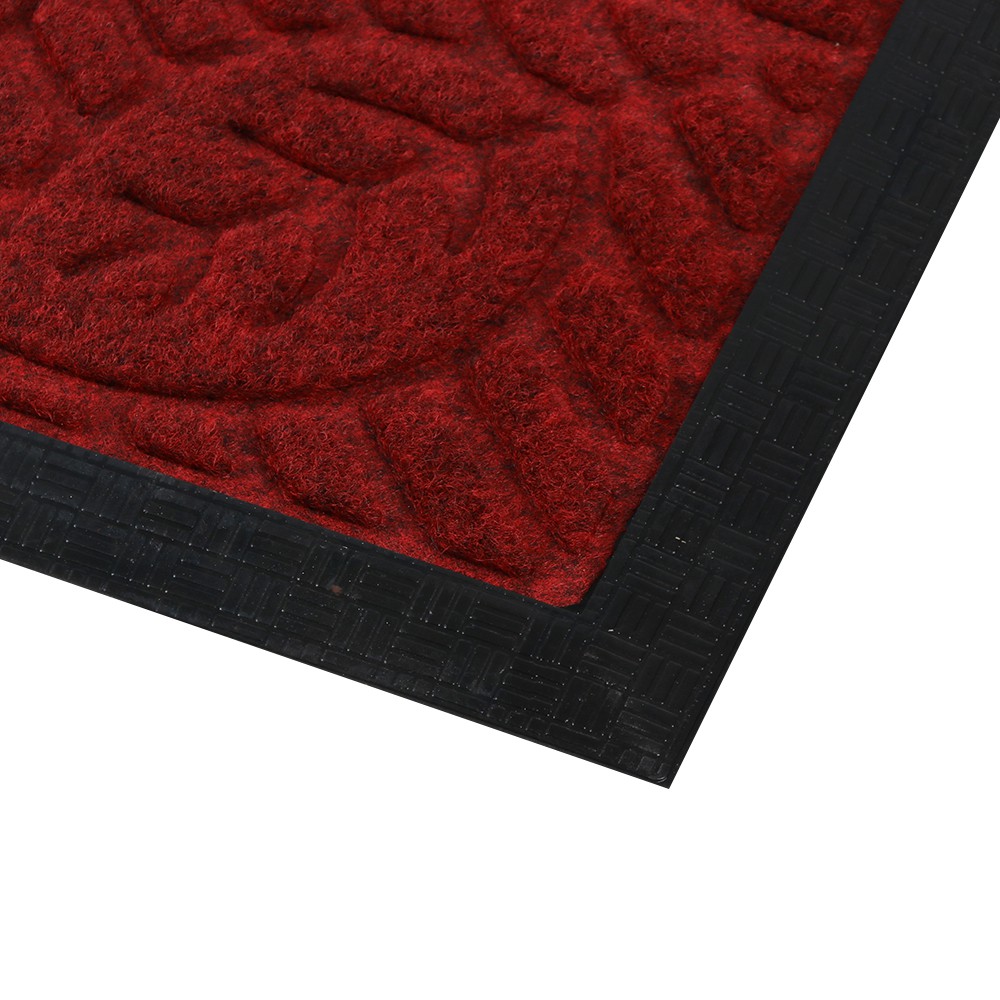 พรมปูพื้น พรมเช็ดเท้า พรมปูพื้น พรมภายนอก พรมเช็ดเท้าดักฝุ่น MX1039 44X74 แดง HOME LIVING STYLE