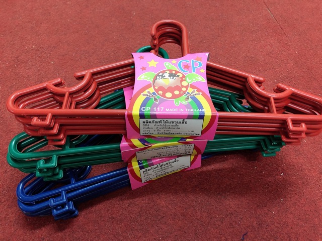 (1 แพ็คมี 6 ชิ้น 📌คละสี มีราคาส่ง) ไม้แขวนเสื้อเด็ก ไม้แขวนเสื้อกล้าม ชุดชั้นใน กางเกงใน