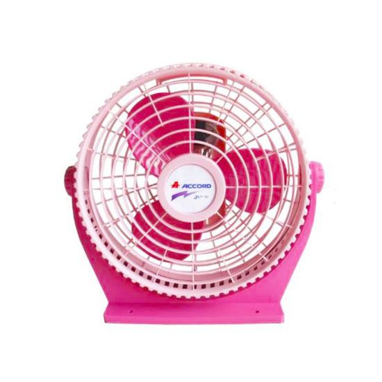 ACCORD PREVAIL พัดลมตั้งโต๊ะ รุ่น JET-10 ขนาด 10 นิ้ว คละสี