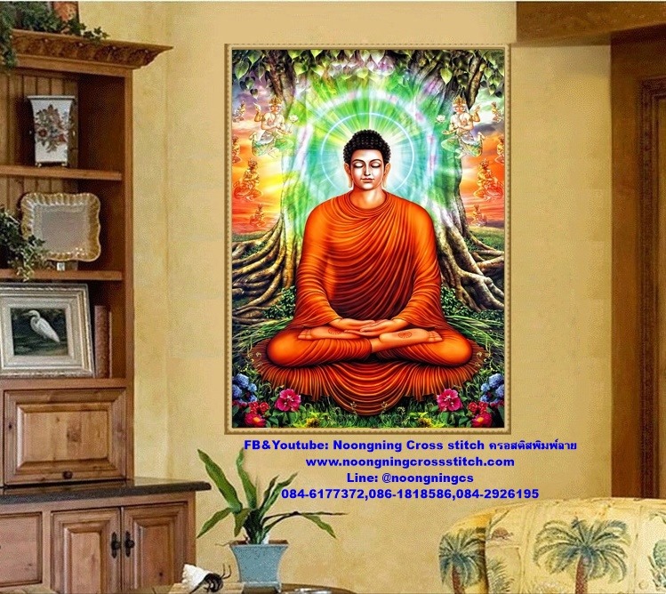 กวางน้อย ศิลปะ ครอสติสคริสตัล Diamond painting โมเสก ภาพติดเพชร งานฝีมือทำที่บ้าน DIY