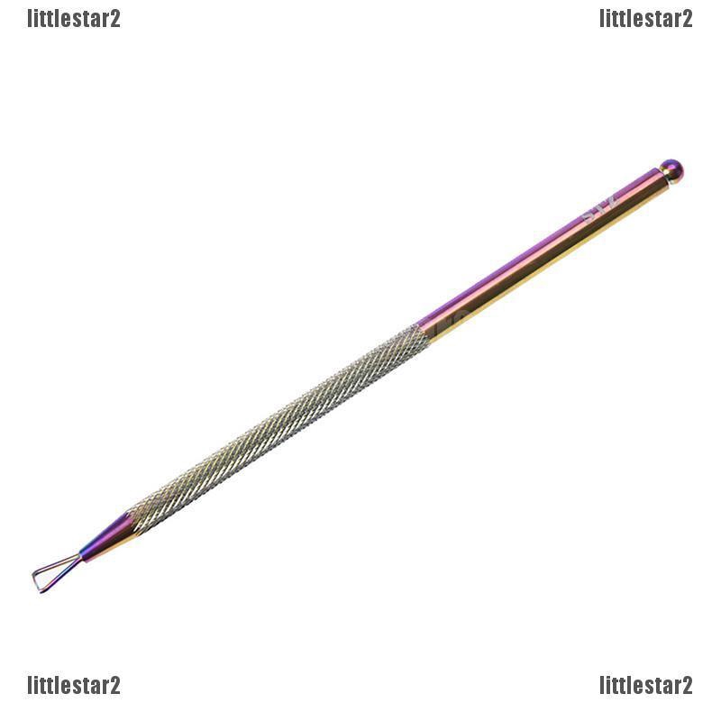 {MUV} อุปกรณ์ที่ขูดทำความสะอาดเล็บเจล ทรงสามเหลี่ยม {LJ}