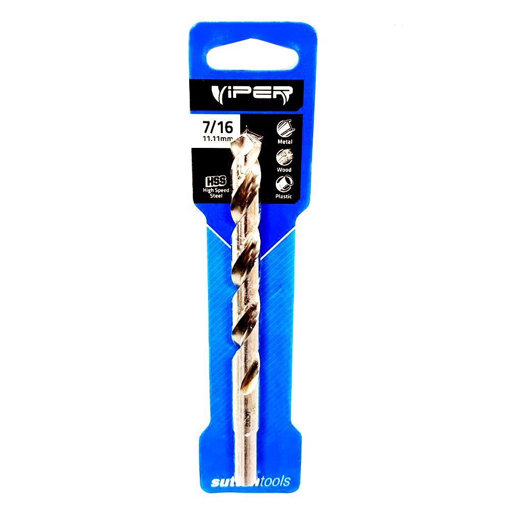 ดอกเจาะเหล็ก SUTTONTOOLS HIGH SPEED 7/16 นิ้ว สว่านและดอกสว่าน METAL DRILL BIT SUTTONTOOLS HIGH SPEED 7/16"