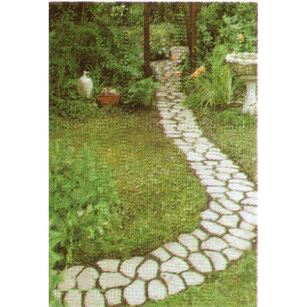 อุปกรณ์ จัดสวน แบบหล่อปูน Model A บล็อกหล่อปูน ทางเดินจัดสวน แม่พิมพ์ หล่อปูน ตกแต่งสวน ทางเดิน