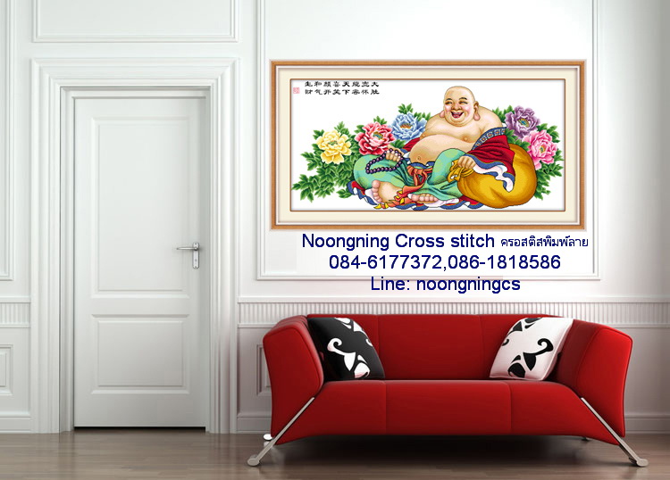 วิวbridge Park ชุดปักครอสติส พิมพ์ลาย ครอสติสจีน งานฝีมือทำที่บ้าน DIY