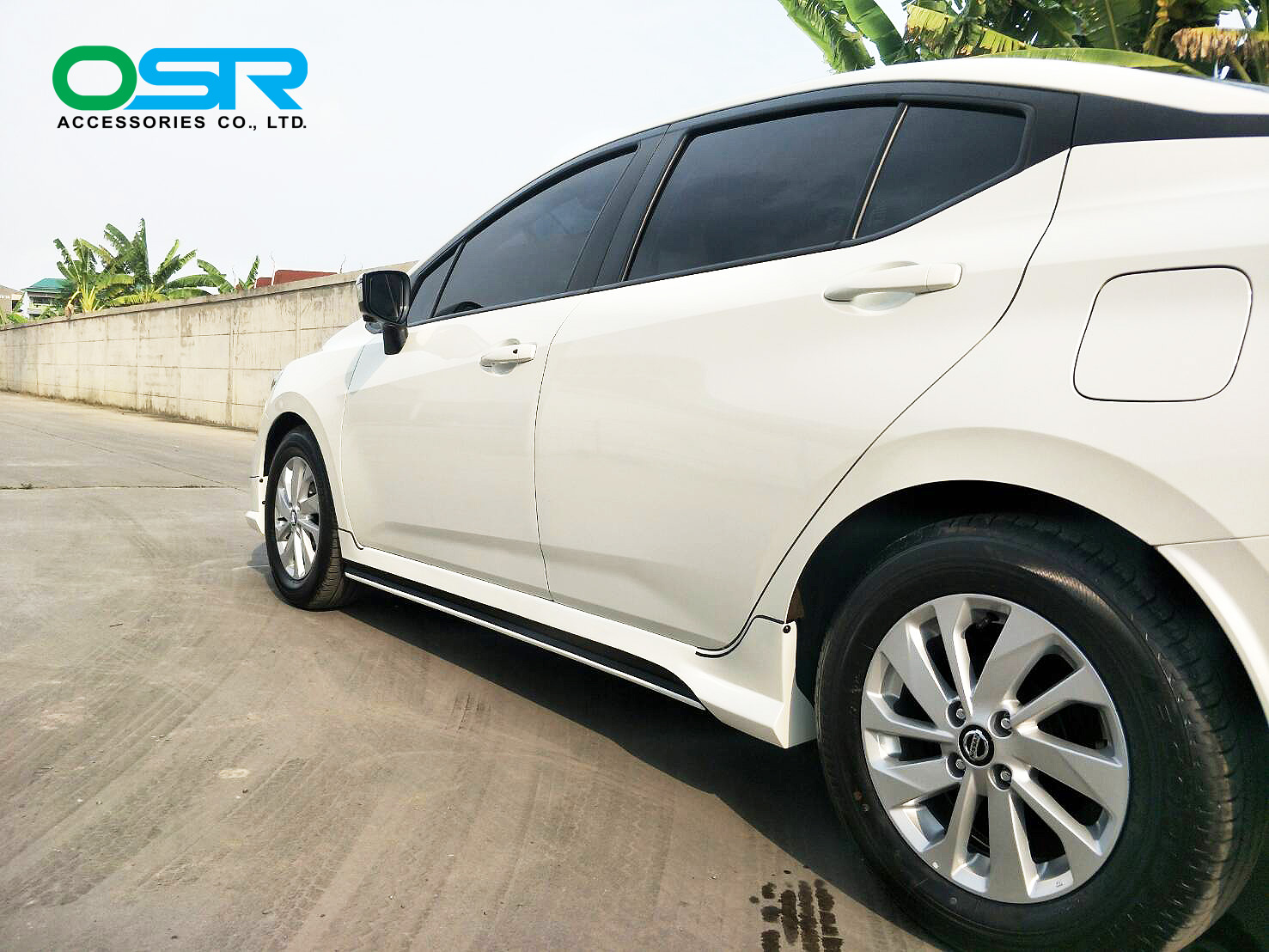 ชุดแต่งรถ สเกิร์ต-สปอยเลอร์ All New Almera 2020 Turbo ทรง SR-Limited By OSR
