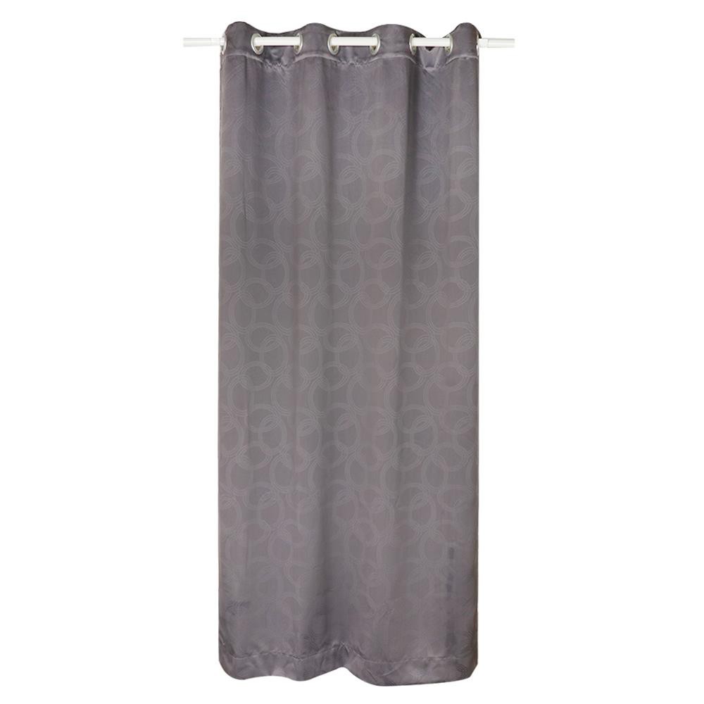 ผ้าม่านEYELET CHILD FREEDOM STYLE CANEEL UV 140X220 ซม. สีเทา ผ้าม่านประตู CURTAIN ผ้าม่านและมู่ลี่