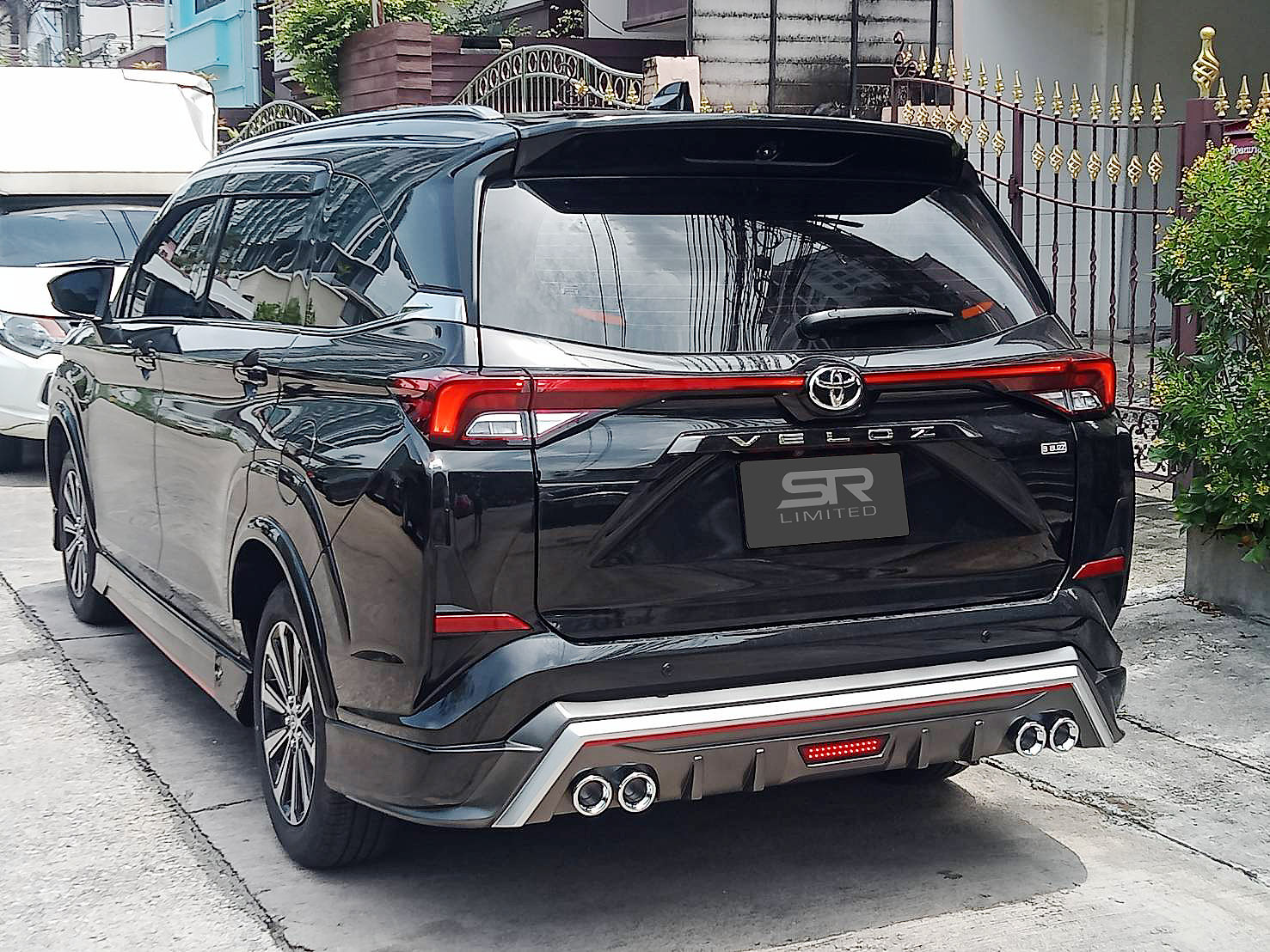 ชุดแต่งรถ-สเกิร์ต-สปอยเลอร์ Toyota Veloz 2022 ทรง SR-Limited