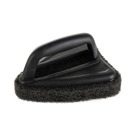 แปรงใยขัดพื้นผนังหัวจรวดดำ 3M XN0020224593M ทำจากเส้นใยไนลอนที่หนาเป็นพิเศษ ทนทาน