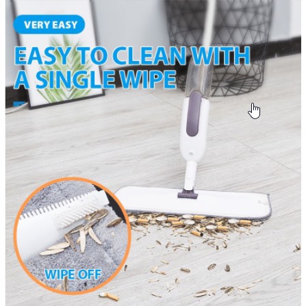 ราคาถูกที่สุด ไม้ถูพื้น ไม้ถูบ้าน Aurora แบบสเปรย์ฉีดน้ำ เช็ดฝุ่นได้ดี ประหยัดเวลา ราคาถูก