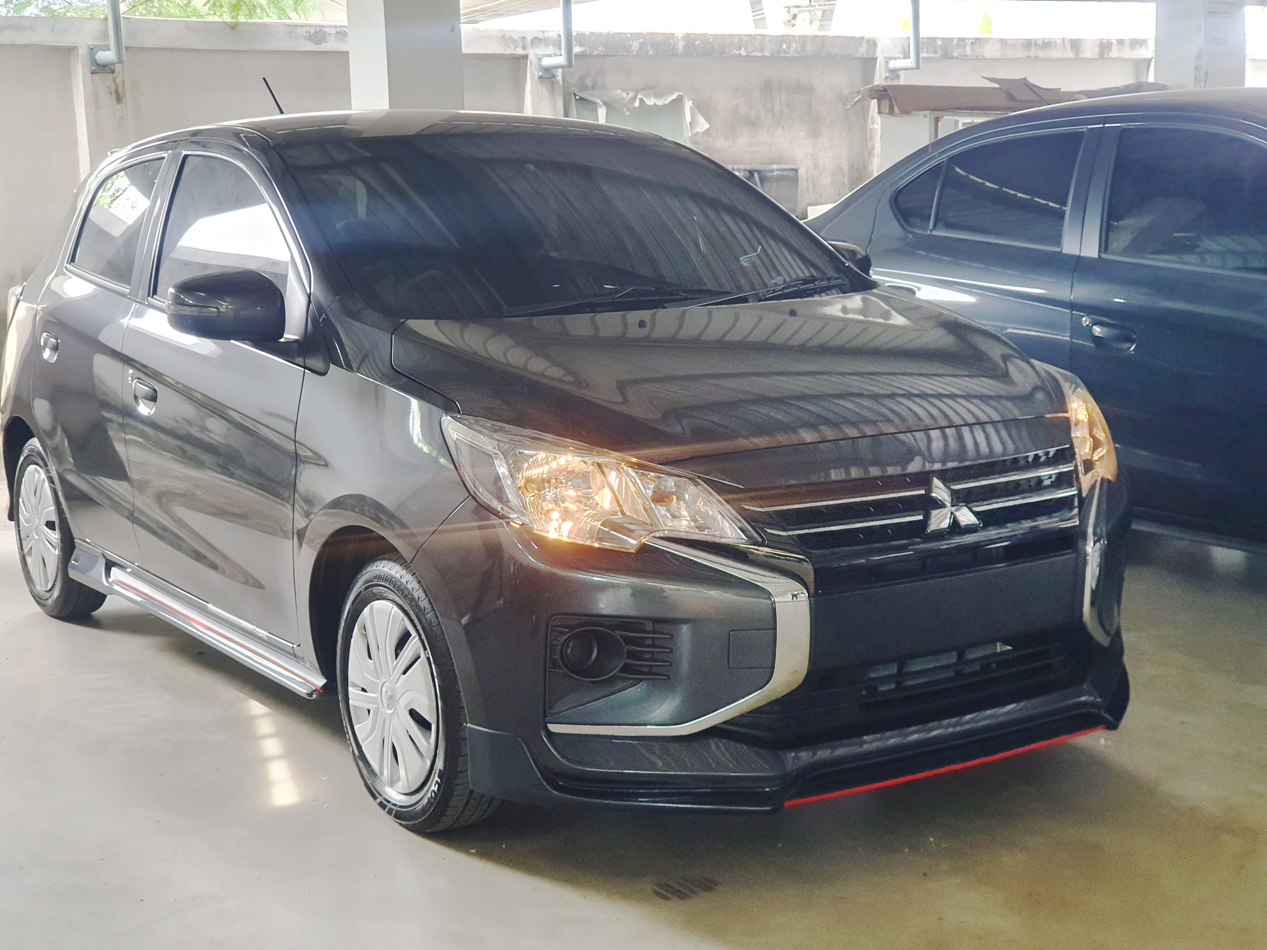 ชุดแต่งรถ สเกิร์ต-สปอยเลอร์ New Mitsubishi Mirage 2020 ทรง SR-Limited By OSR