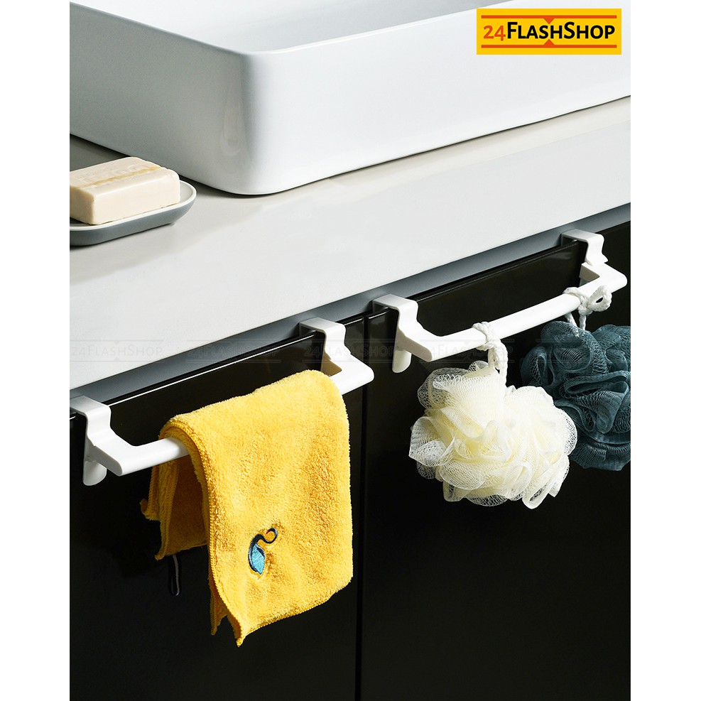 ที่แขวนผ้า ราวแขวนผ้า ในห้องครัว ห้องน้ำ แขวนผ้าเช็ดมือ หนีบแขวนหน้าบาน เค้าเตอร์ในห้องครัว