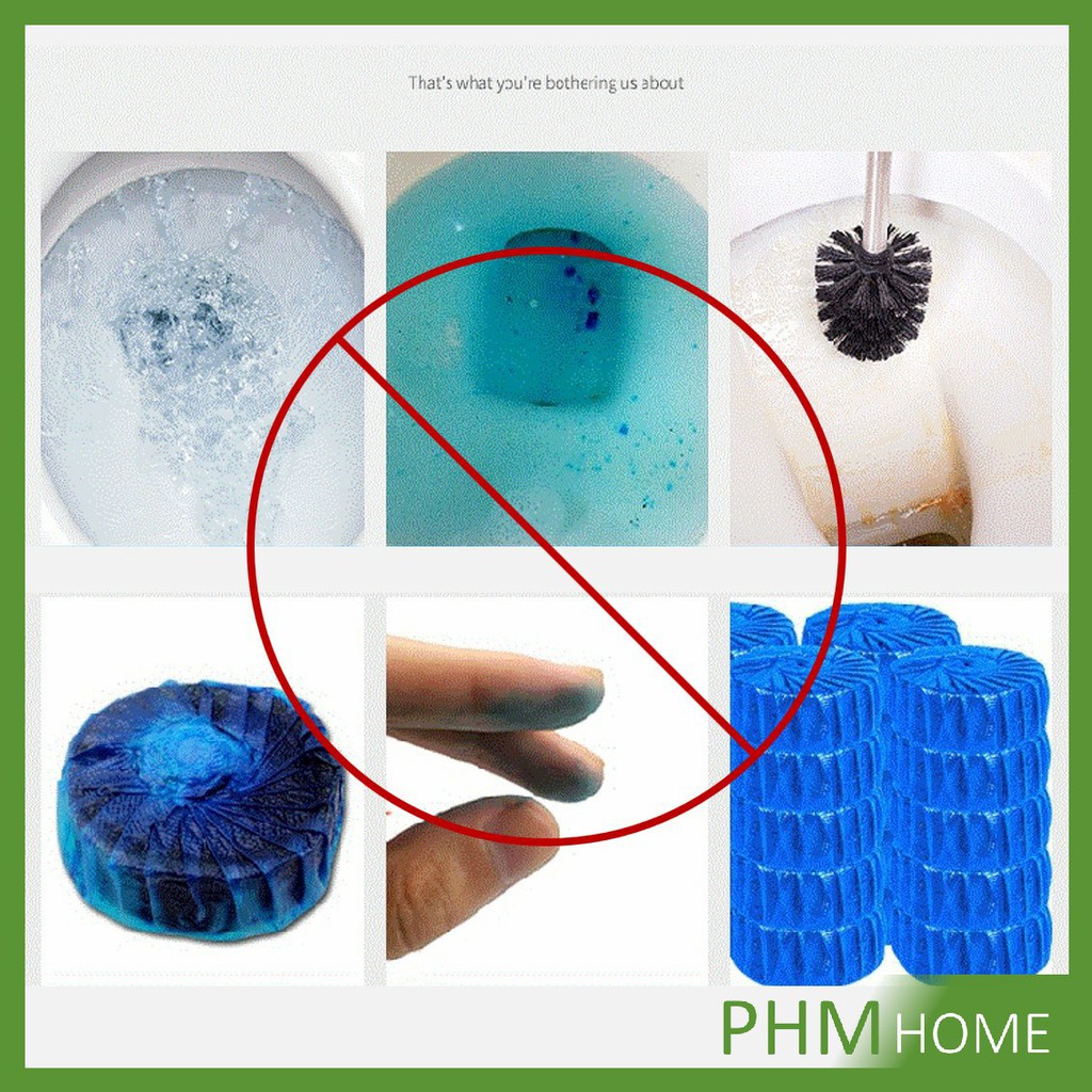 เดอะบลูฟองสบู่ห้องน้ำน้ำยาดับกลิ่น ฟ้า ระงับกลิ่น ดับกลิ่น ดับลิ่นชักโครก ก้อนดับกลิ่นชักโครก Toilet Flush Fresher
