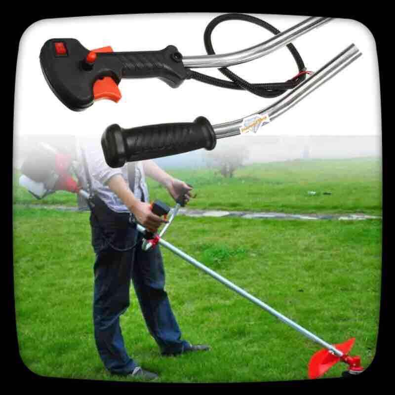 คันเร่งตัดหญ้า RBC 411 40 ซม.ที่จับหลอดคันเร่ง Trigger สายอลูมิเนียม อะไหล่เครื่องตัดหญ้าสวิทช์ควบคุมบ้านสวนอุปกรณ์