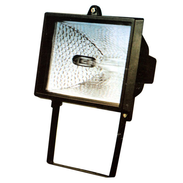 สปอทไลท์ โลหะ/อลูมิเนียม SP 500W สีดำ ไฟตกแต่งสวน ไฟภายนอก