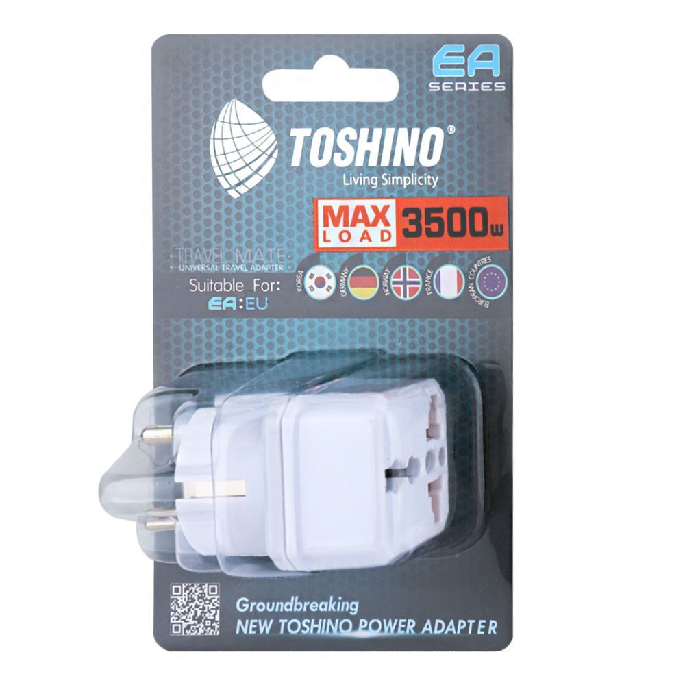 ปลั๊กแปลงกลม TOSHINO EA 3500 วัตต์ UNIVERSAL ADAPTER ROUND PIN TOSHINO EA 3500W
