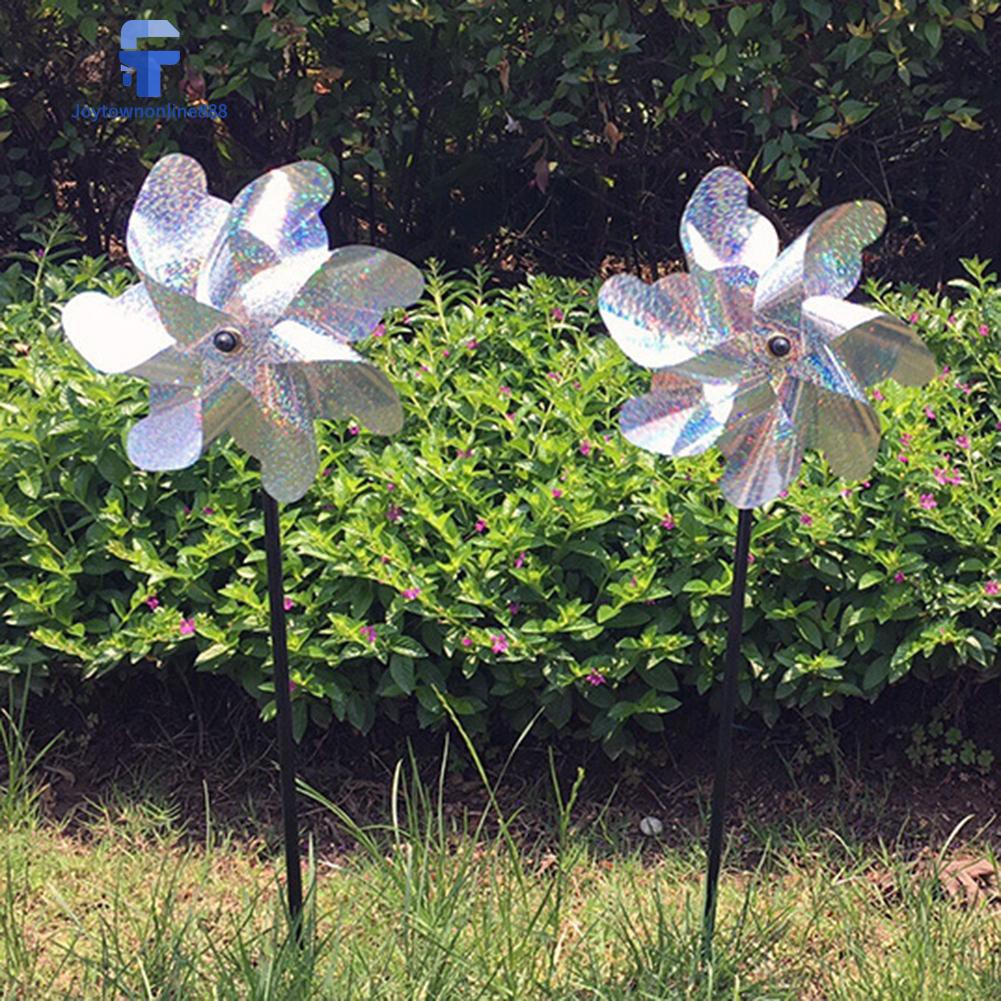 Joeღอุปกรณ์ไล่นก Pinwheels สําหรับตกแต่งสวน
