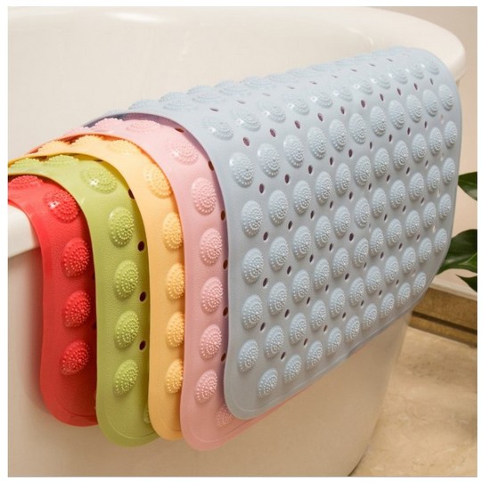 แผ่นกันลื่น แผ่นรองกันลื่น PVC ห้องน้ำพรมกันลื่น พื้นห้องน้ำ แผ่นสูญญากาศปูกันลื่นล้ม เนื้อขรุขระ แผ่นซิลิโคนกันลื่น