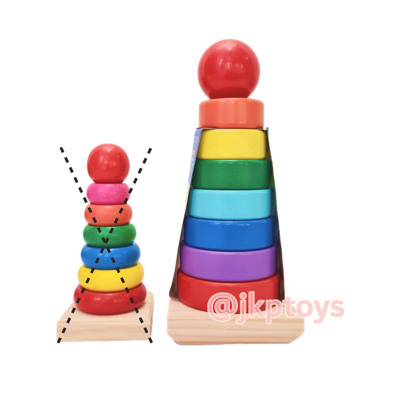 ห่วงไม้สวมหลัก