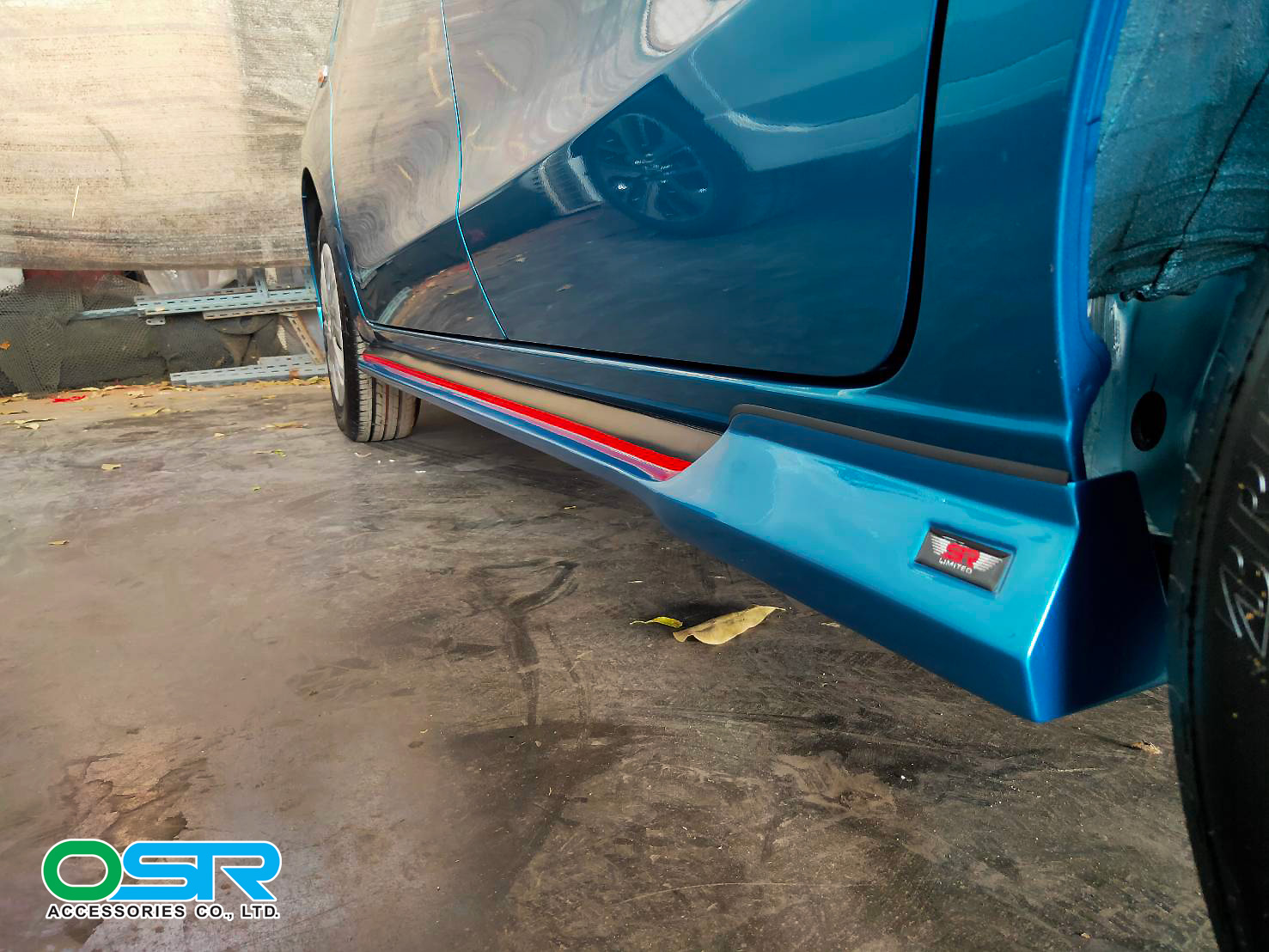 ชุดแต่งรถ สเกิร์ต-สปอยเลอร์ New Mitsubishi Attrage 2020 ทรง SR-Limited By OSR