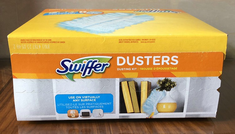 ◌≝พบรถบ้าน Swiffer Duster ของสหรัฐอเมริกาพร้อมที่ปัดฝุ่นแบบป้องกันไฟฟ้าสถิตย์ 180 องศาปัดฝุ่น 28 แผ่น