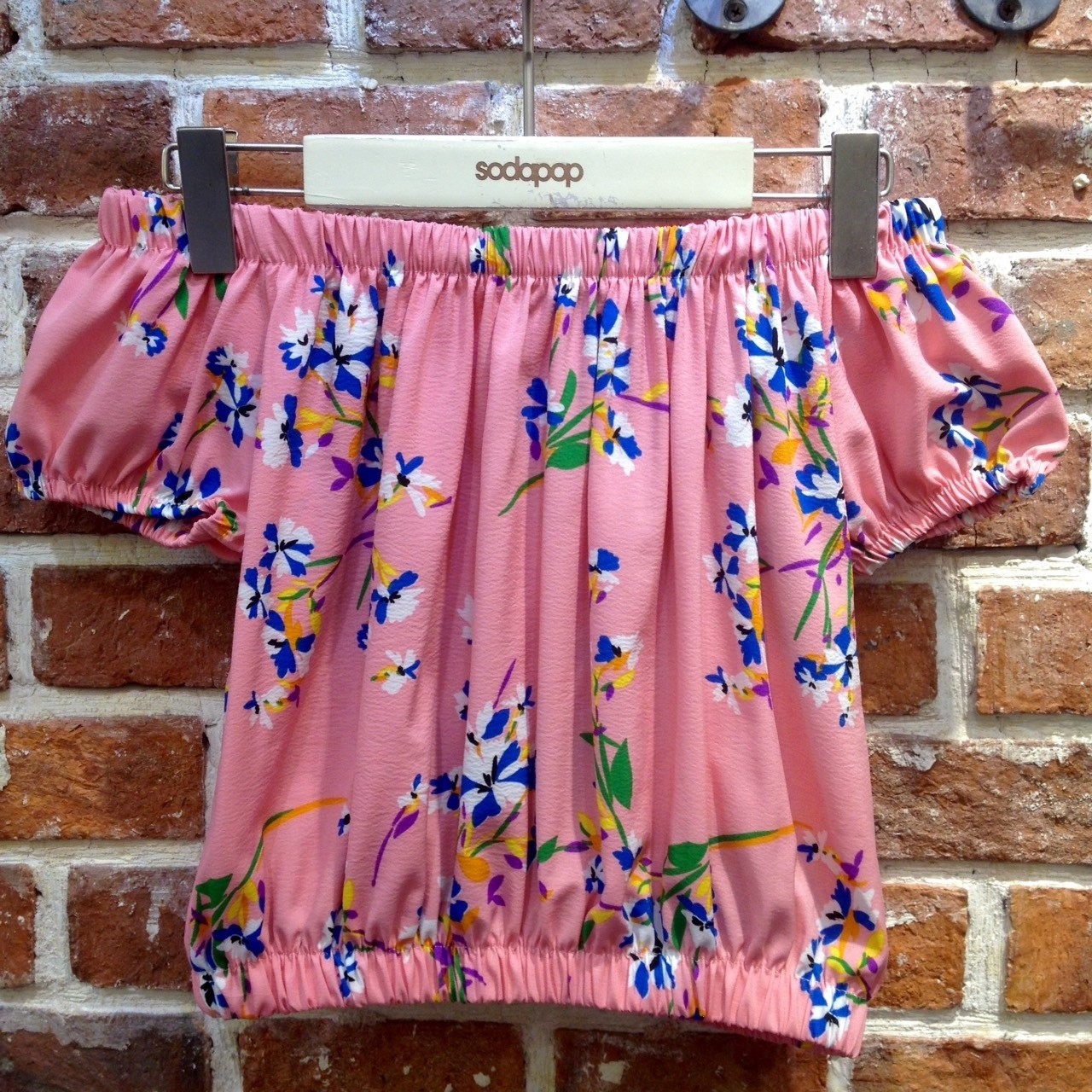 เสื้อผ้าแฟชั่น เสื้อผ้าเกาหลี เสื้อเปิดไหล่ (สม็อคไหล่,เอว ) เสื้อแขนตุ๊กตา