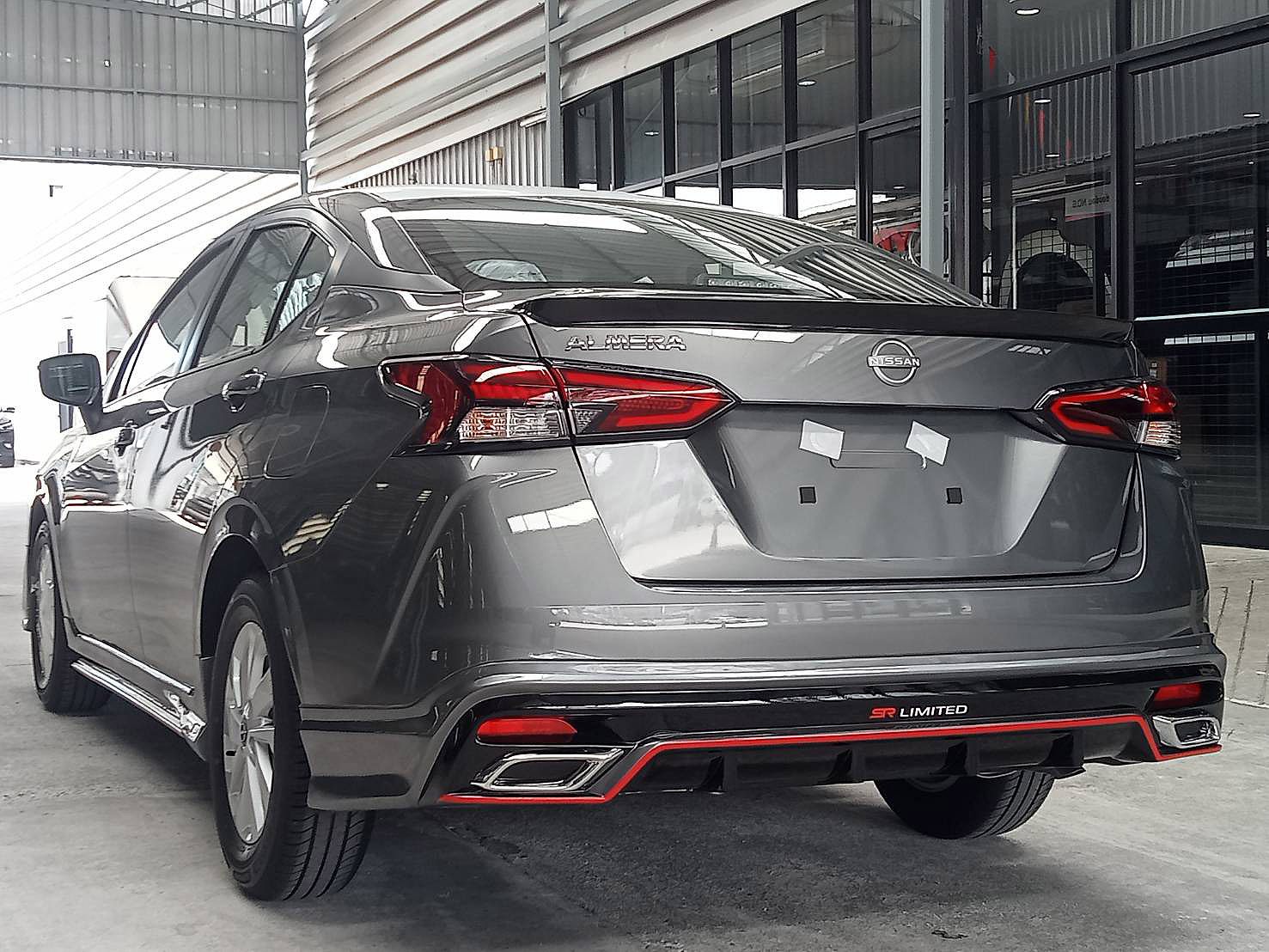 ชุดแต่งรถ สเกิร์ต-สปอยเลอร์ All New Almera 2023 Turbo ทรง SR-Limited By OSR