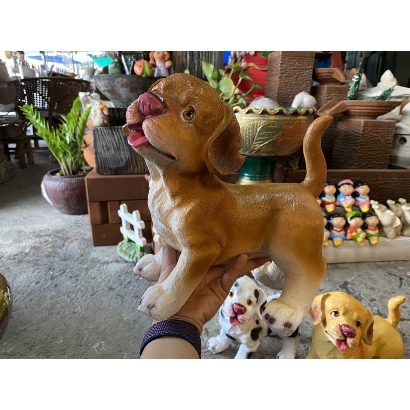หมาเรซิน หมาตกแต่งสวน ตุ๊กตาแต่งสวน ตุ๊กตาแต่งบ้าน