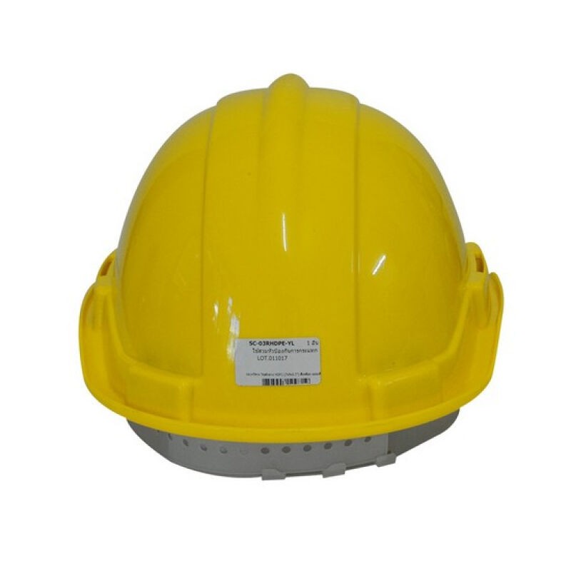หมวกวิศวะกลาง HDPE ปรับเลื่อน REDHAND SC-03RHDPE-YL เหลือง Personal Protective Equipment