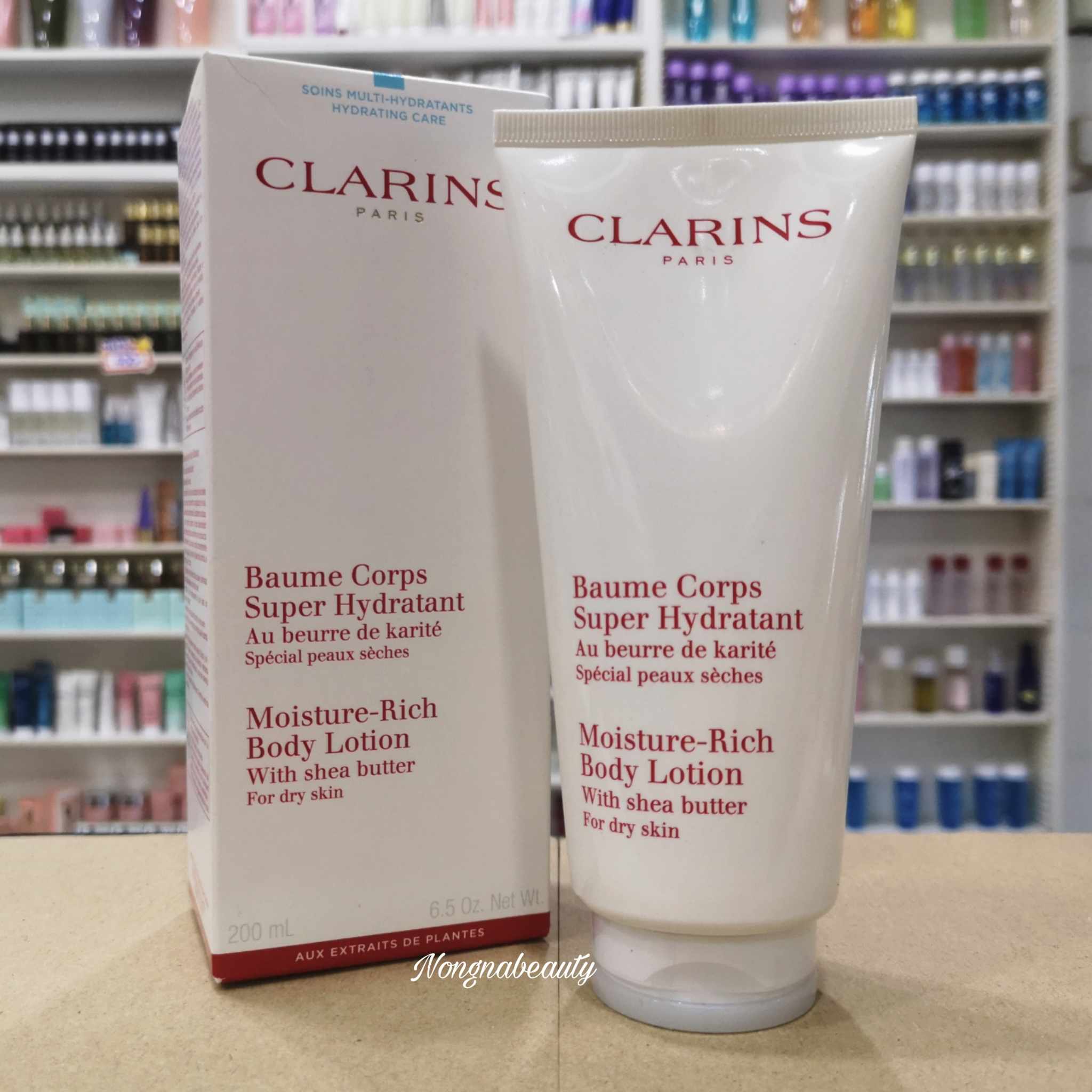 CLARINS Moisture Rich Body Lotion 200ml. มอยส์เจอไรเซอร์บำรุงผิวกาย