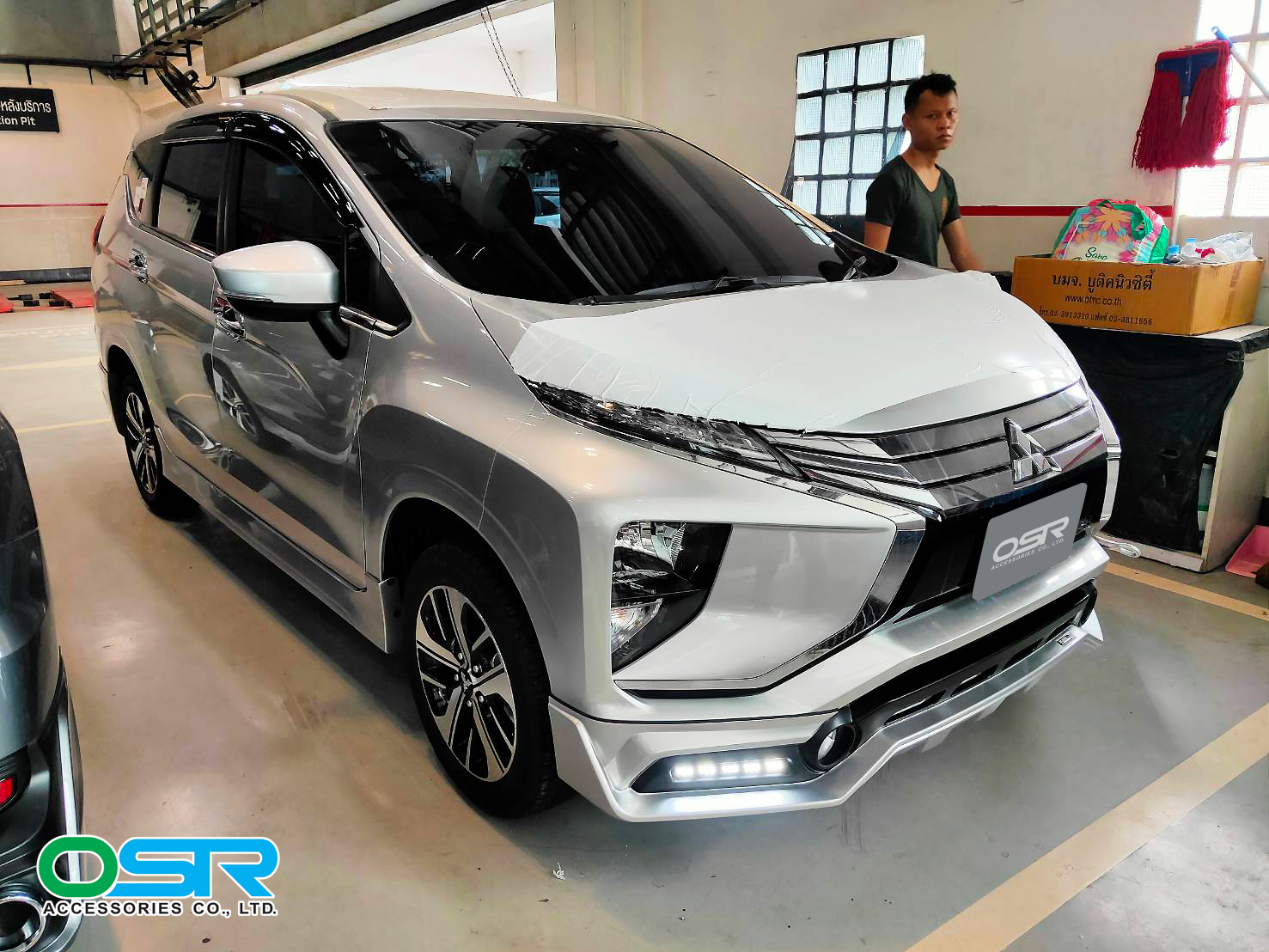 ชุดแต่งรถ-สเกิร์ต-อุปกรณ์แต่งรถ Mitsubishi Xpander ทรง IDEO By OSR