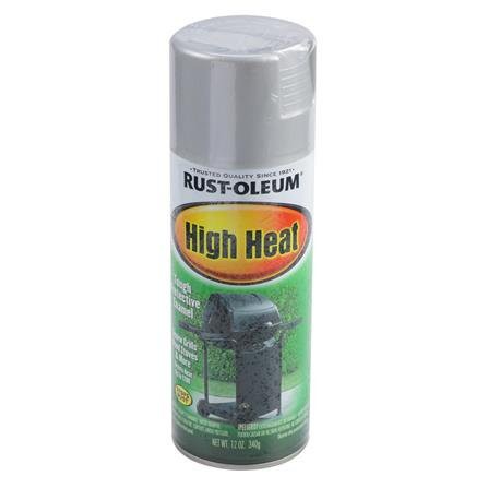 สีสเปรย์ทนความร้อนสูง RUST-OLEUM สีเงิน 12OZ มาตรฐานระดับโลก