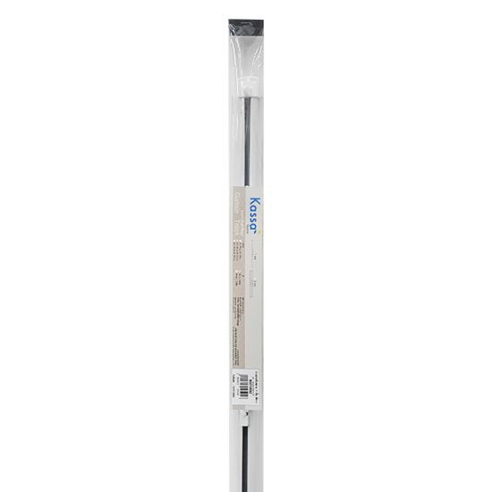 KASSA HOME รางม่านจีบขยาย 1 รุ่น single track-03 ขนาด 160-300 ซม. สีขาว (พร้อมขาจับ) ดีไซน์เรียบหรู