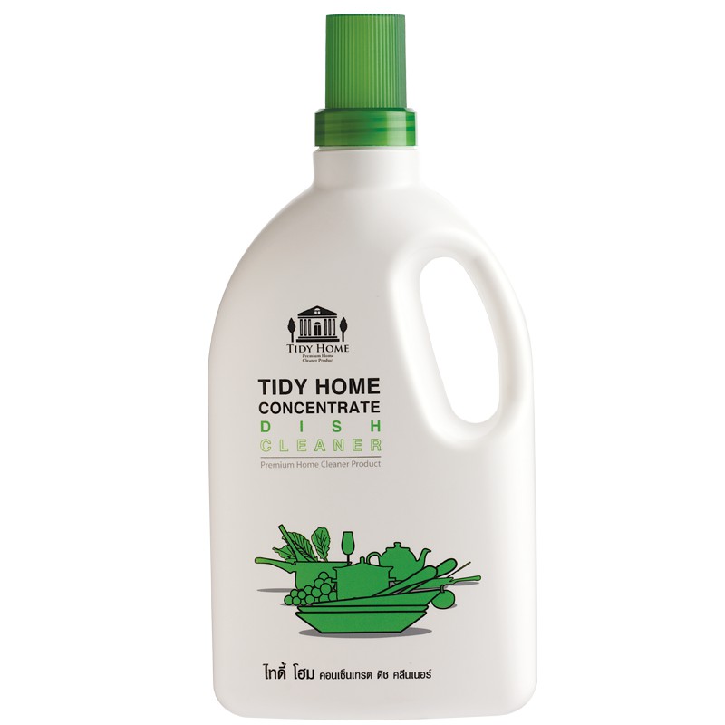 TIDY HOME รุ่นใหม่แล้ว ผลิตภัณฑ์ทำความสะอาดภาชนะสูตรเข้มข้น 1,000มล. ใช้ได้นาน 2-3 เดือน