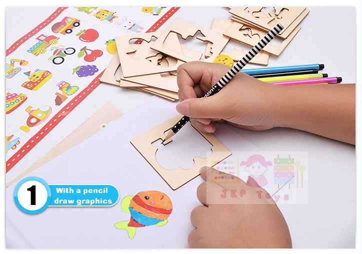 เซตฝึกสร้างงานศิลปะวาดภาพ พร้อมอุปกรณ์ สำเนา