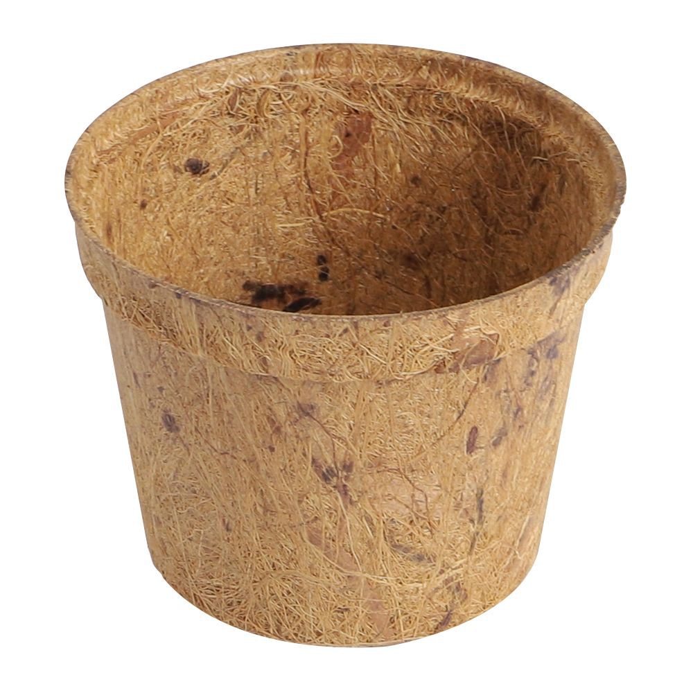 กระถางใยมะพร้าว SPRING 4 นิ้ว สีน้ำตาล COCONUT FIBER POT SPRING 4" BROWN