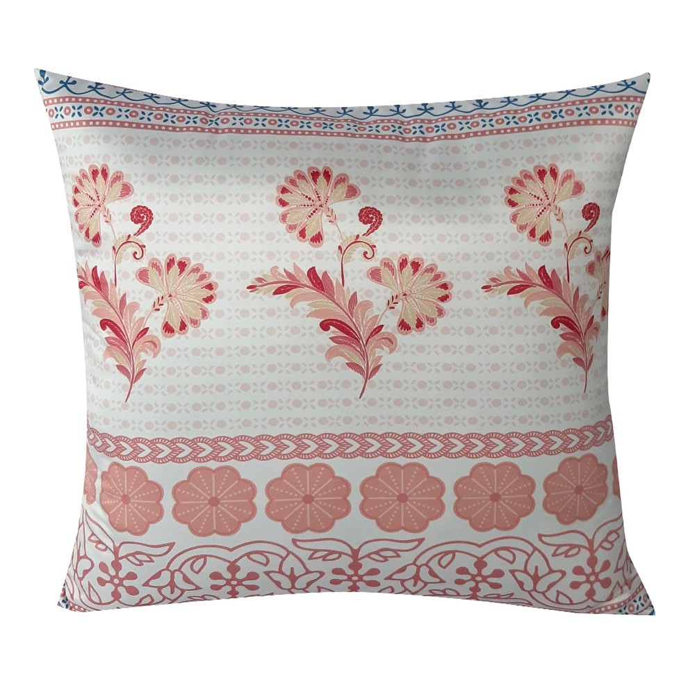 หมอนอิง HOME LIVING STYLE TANICAL 18X18 นิ้ว สีส้ม หมอนหนุนและหมอนข้าง