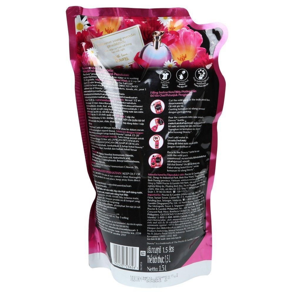 น้ำยาปรับผ้านุ่ม DOWNY 1.35 ลิตร กลิ่นสวีทฮาร์ท อุปกรณ์และผลิตภัณฑ์ซักรีด