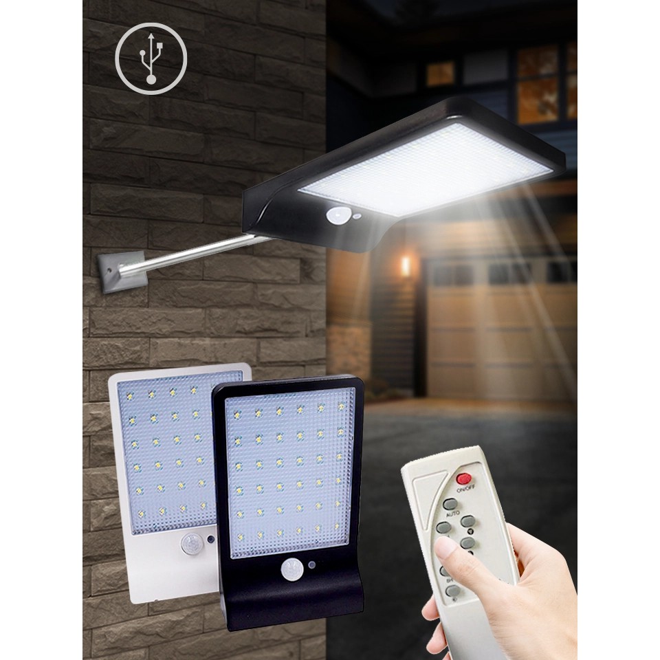!!สินค้าขายดี!! โคมไฟ LED พร้อมแผงโซล่าเซลล์ LED Solar Motion Light