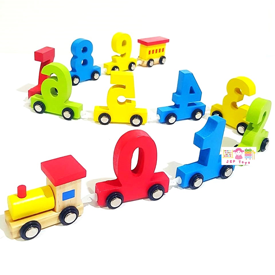 ขบวนรถไฟตัวเลข 0-9