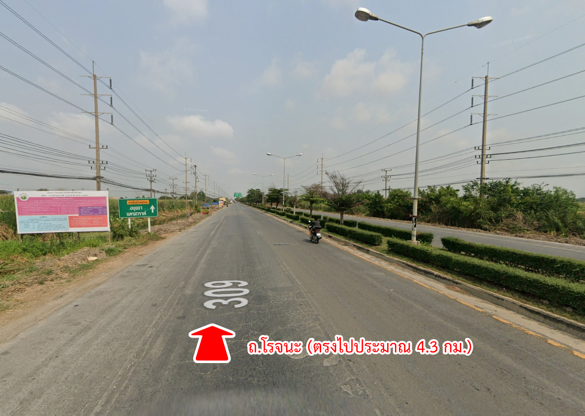 86306-ขายที่ดิน ถนนโรจนะ ต.ลำตาเสา อ.วังน้อย จ.พระนครศรีอยุธยา