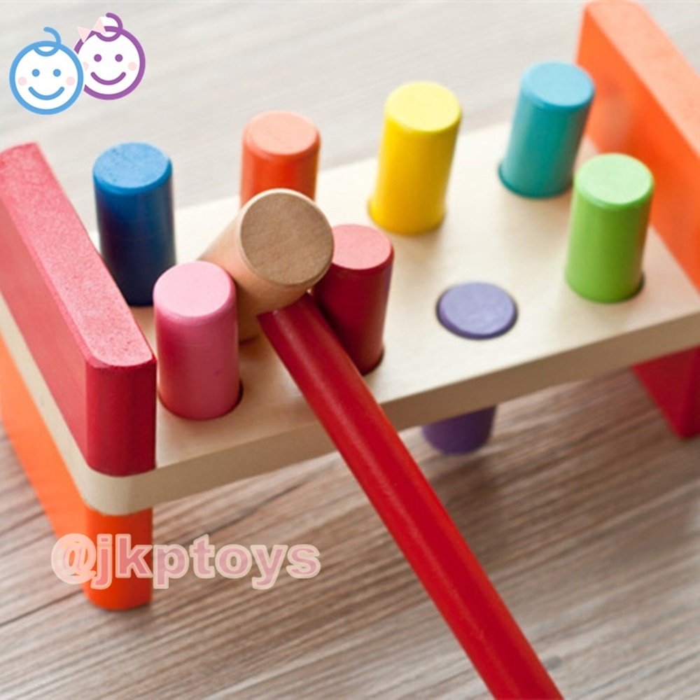 ของเล่นเสริมพัฒนาการ ตอกทุบ 8 ชิ้น